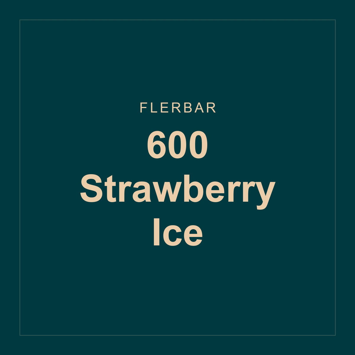 Flerbar · 600 Strawberry Ice