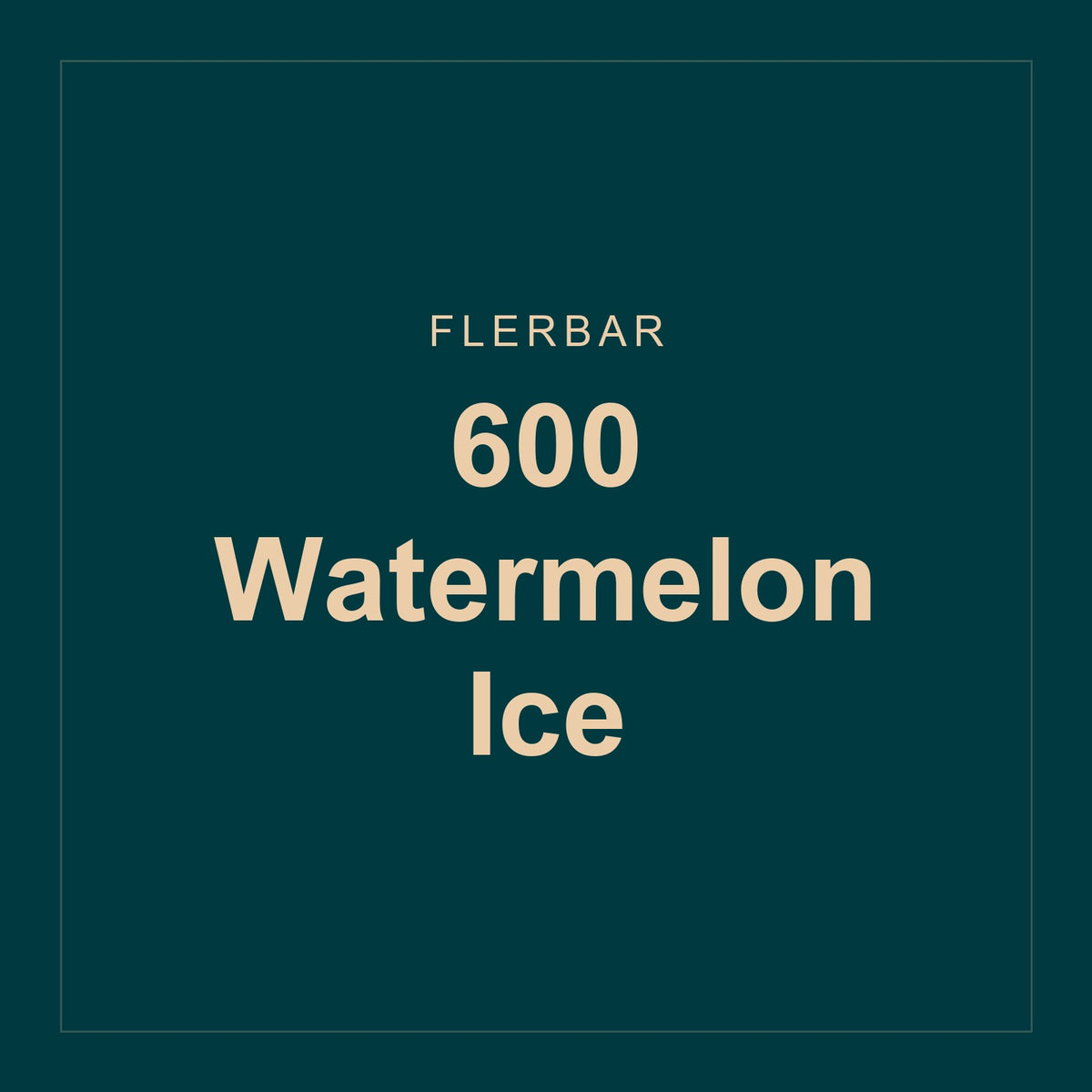 Flerbar · 600 Watermelon Ice