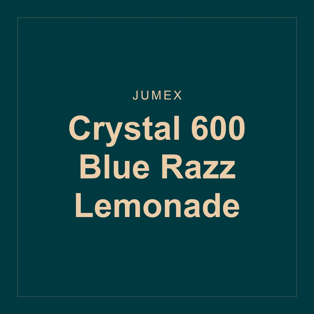 Jumex · Crystal 600 Blue Razz Lemonade