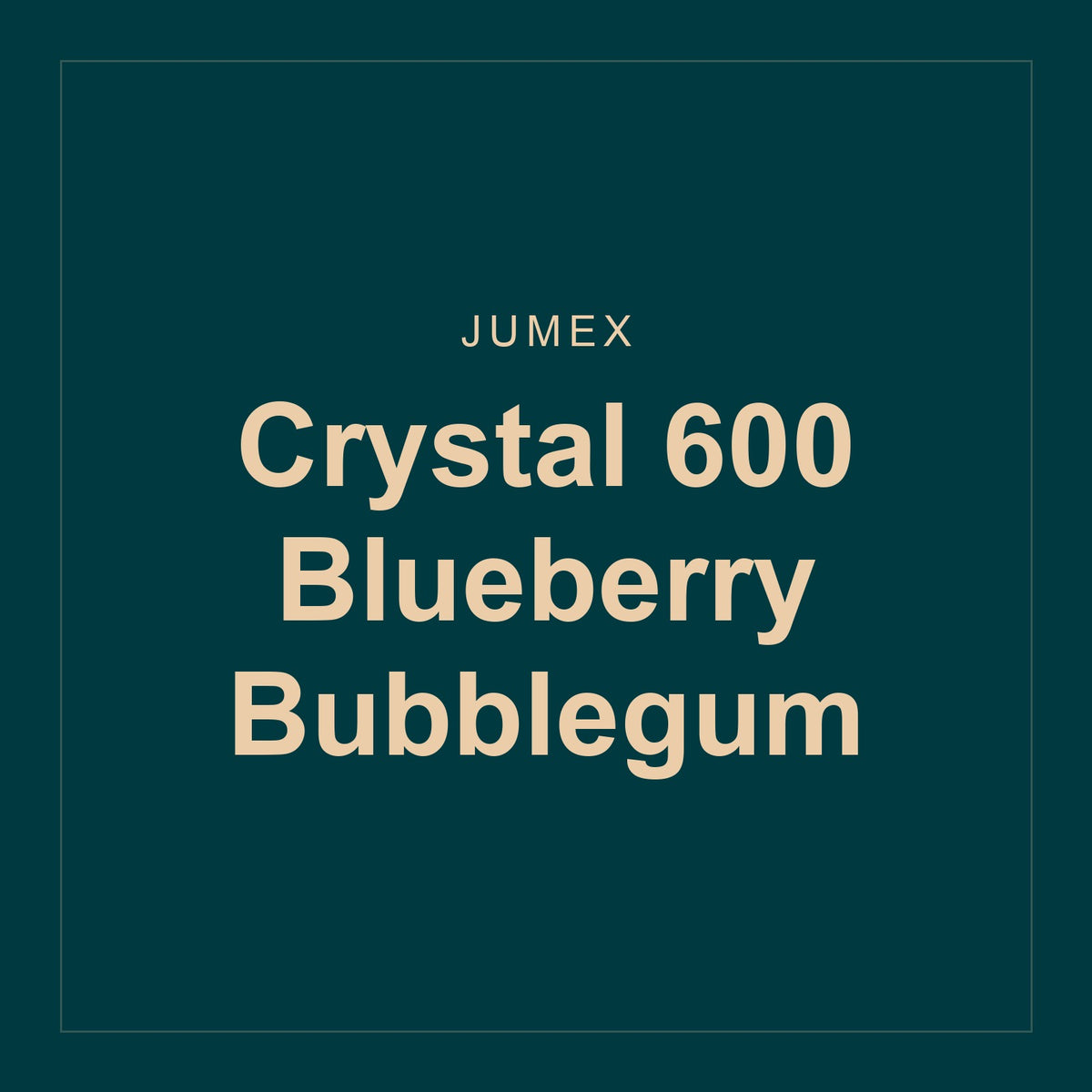 Jumex · Crystal 600 Blueberry Bubblegum