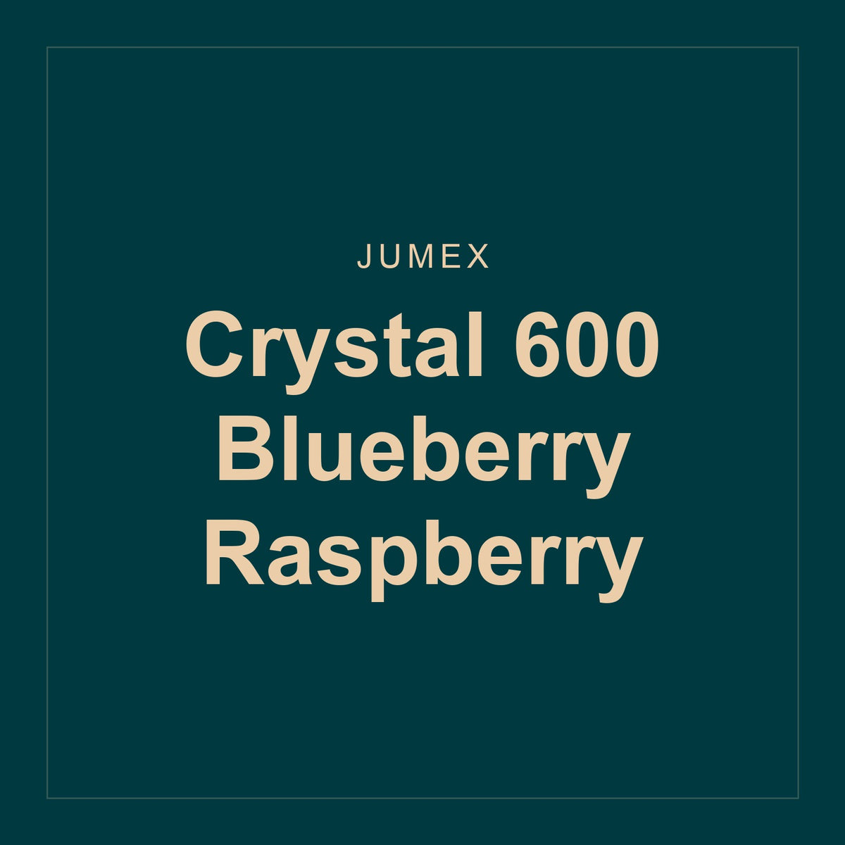 Jumex · Crystal 600 Blueberry Raspberry