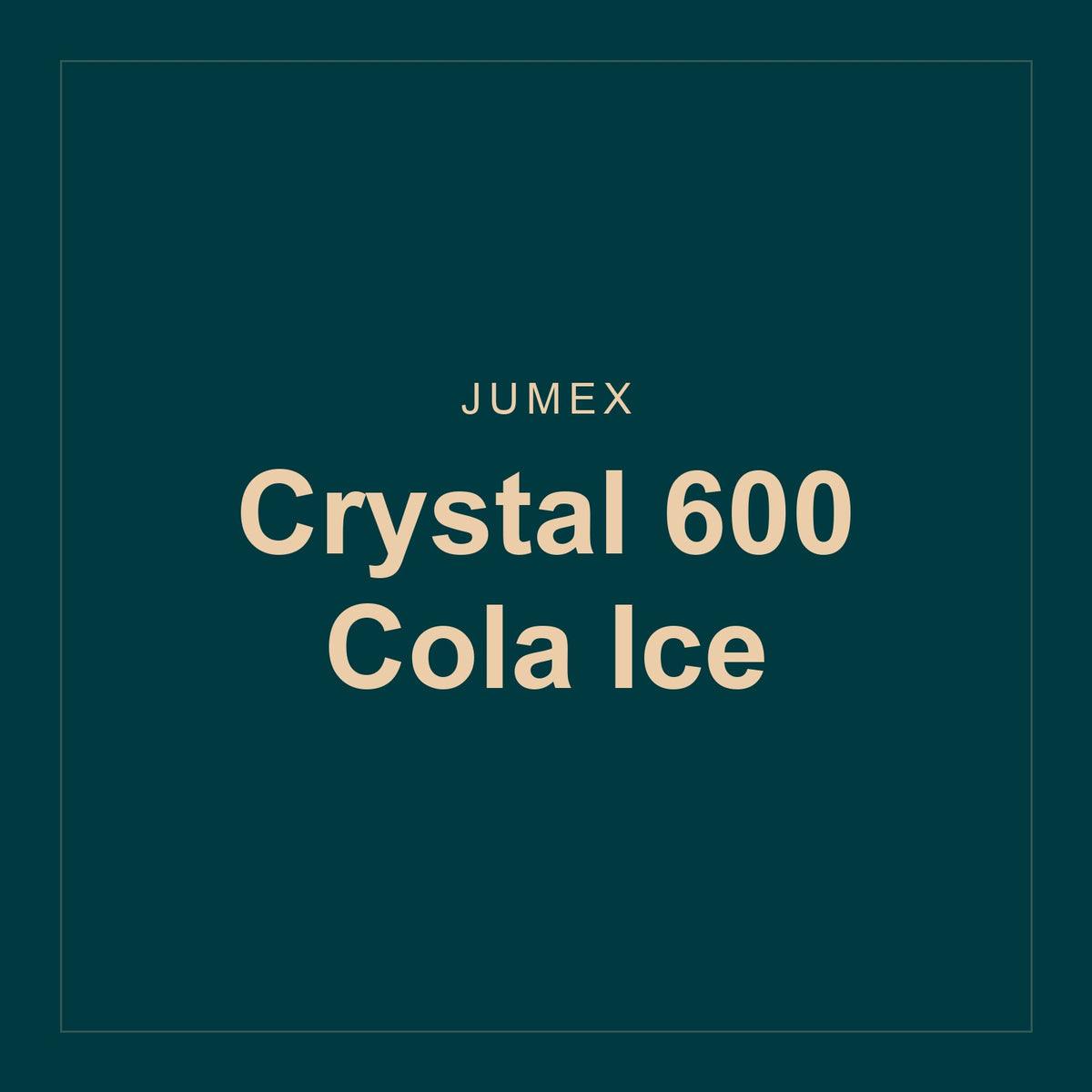 Jumex · Crystal 600 Cola Ice