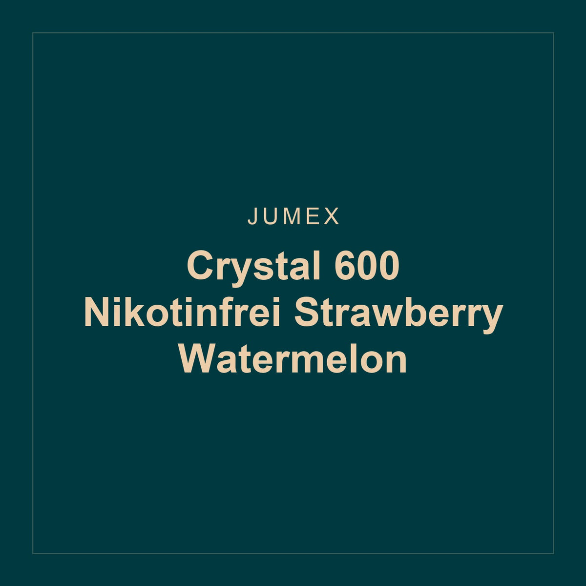 Jumex · Crystal 600 Nikotinfrei Strawberry Watermelon