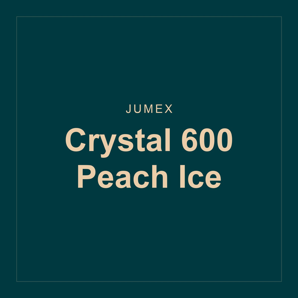 Jumex · Crystal 600 Peach Ice