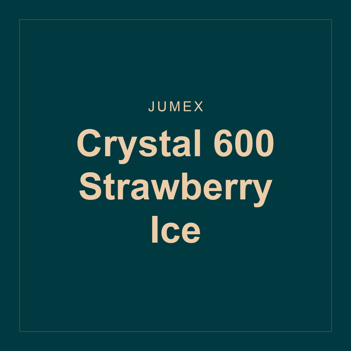 Jumex · Crystal 600 Strawberry Ice