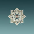 Moze Tradi Bowluntersetzer Silver - Orientalisches Stern-Mosaik Design