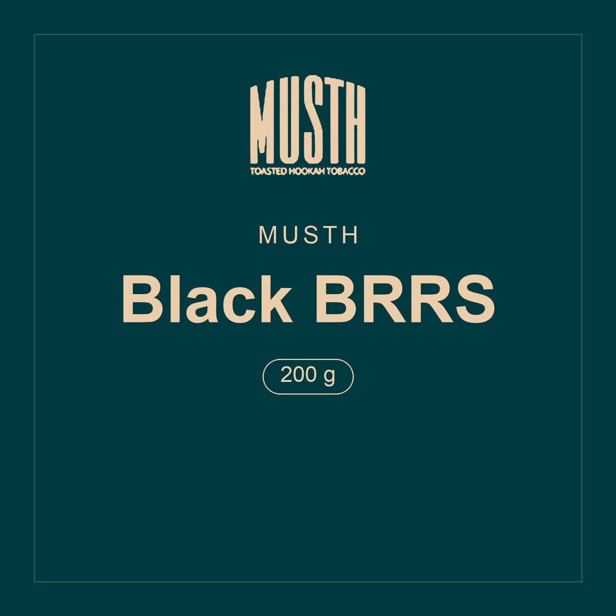 MustH · Black BRRS · 200 g