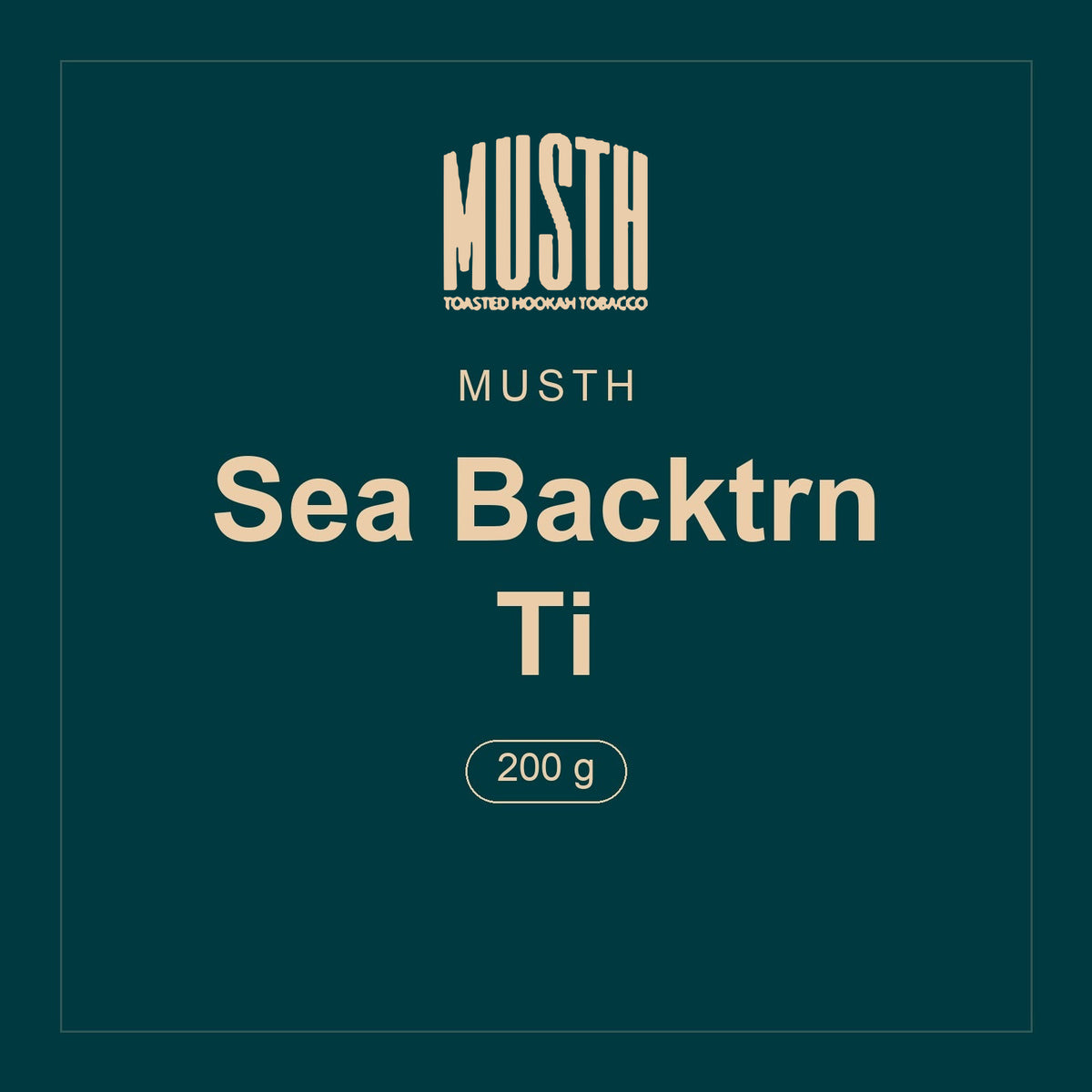 MustH · Sea Backtrn Ti · 200 g