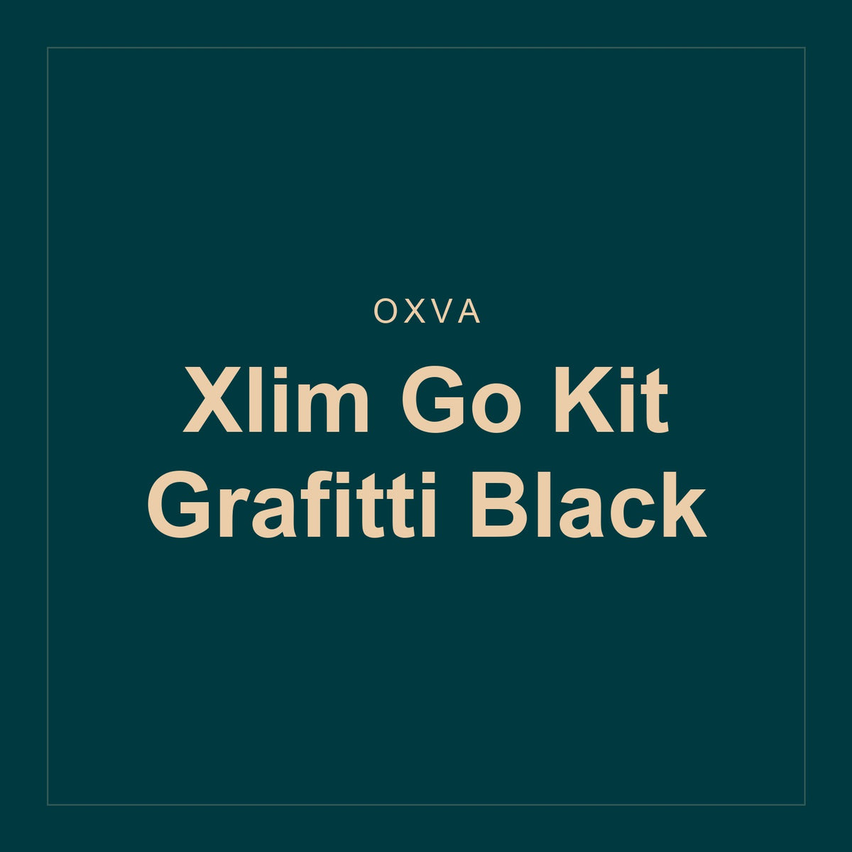oxva · Xlim Go Kit Grafitti Black