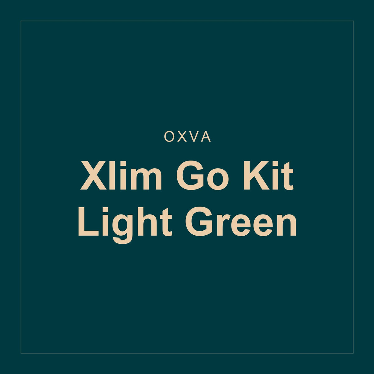 oxva · Xlim Go Kit Light Green