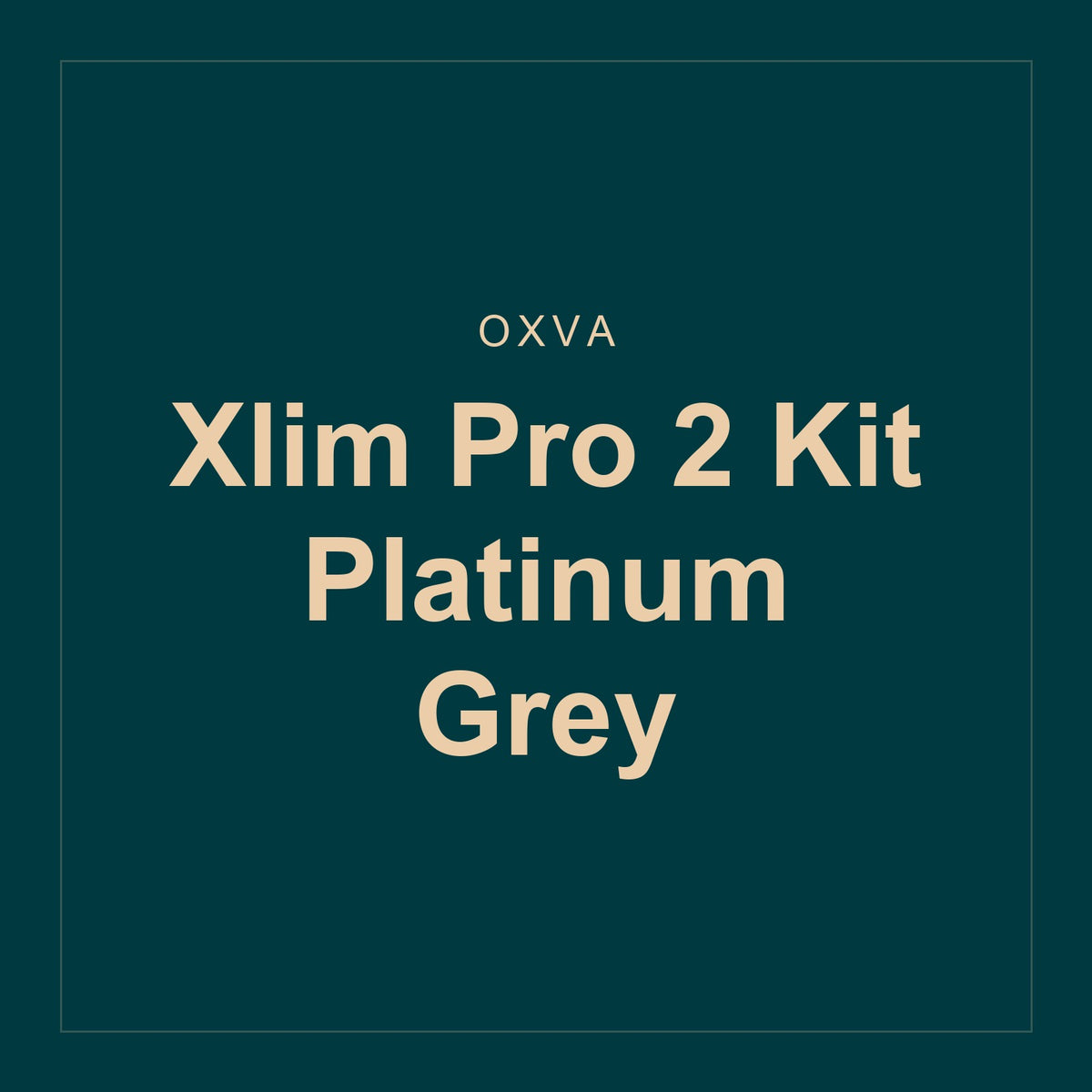 oxva · Xlim Pro 2 Kit Platinum Grey