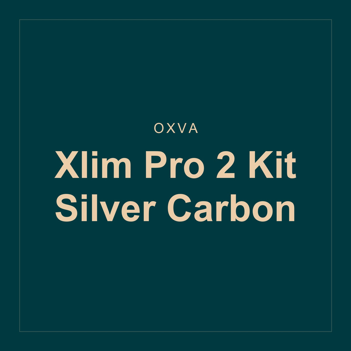 oxva · Xlim Pro 2 Kit Silver Carbon