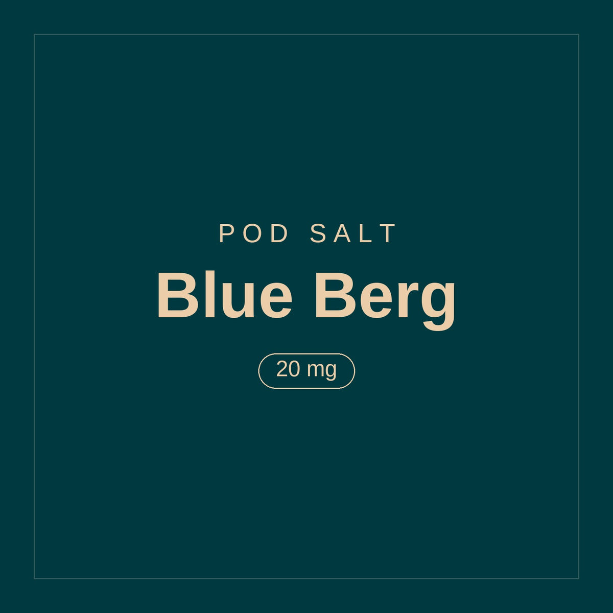 POD SALT · Blue Berg · 20 mg