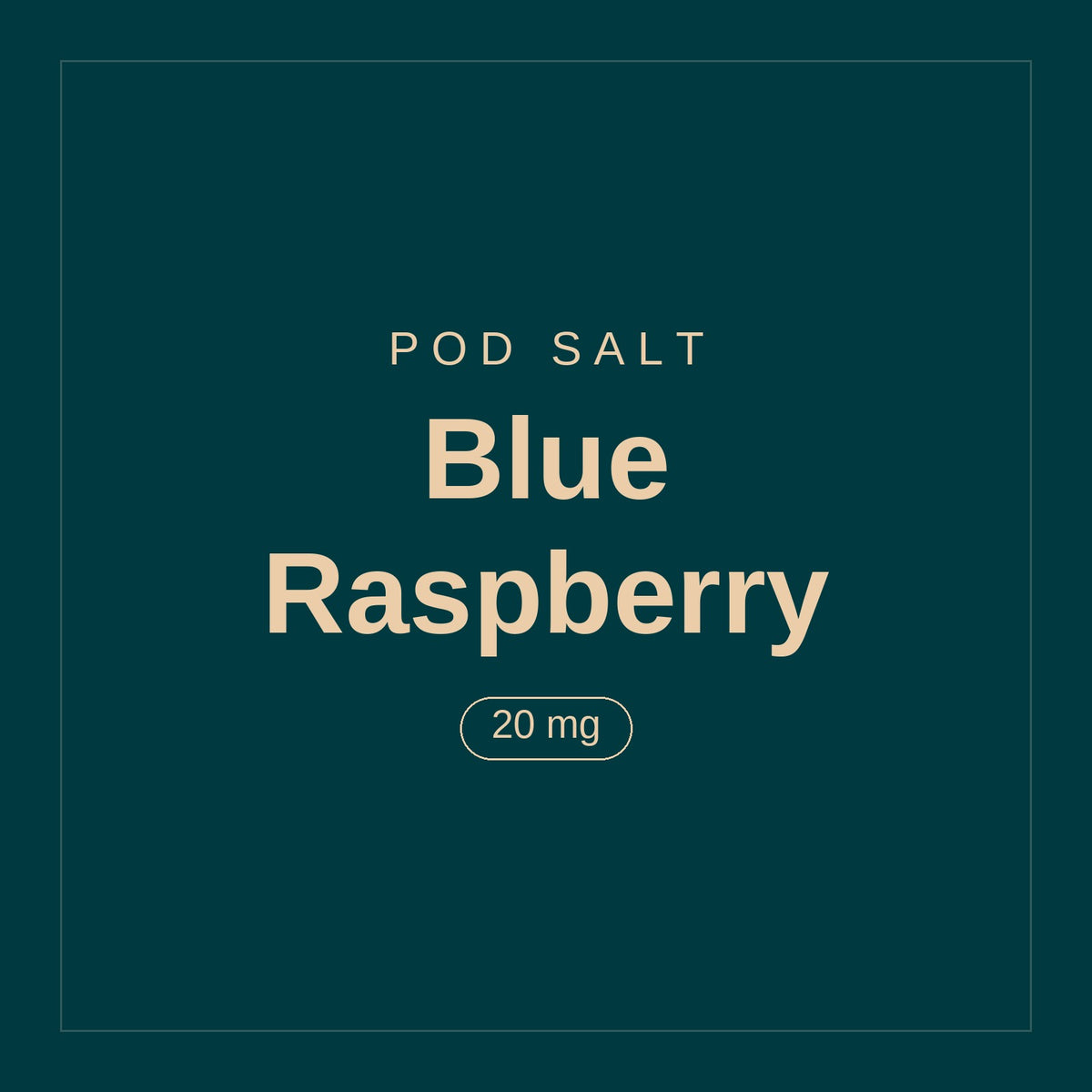 POD SALT · Blue Raspberry · 20 mg