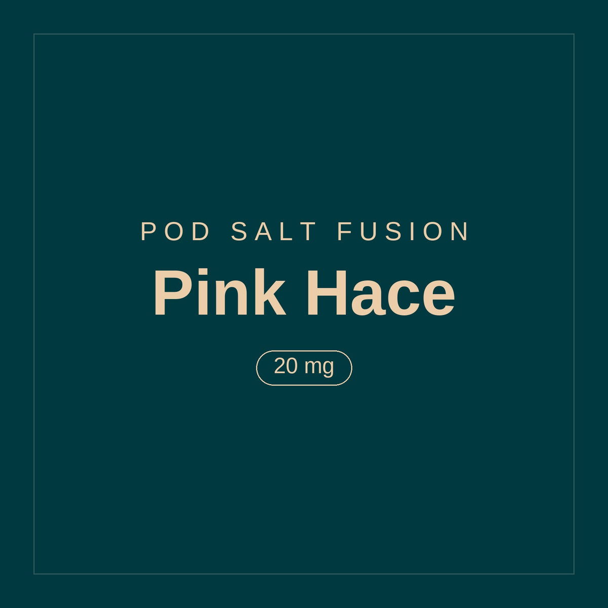 POD SALT Fusion · Pink Hace · 20 mg