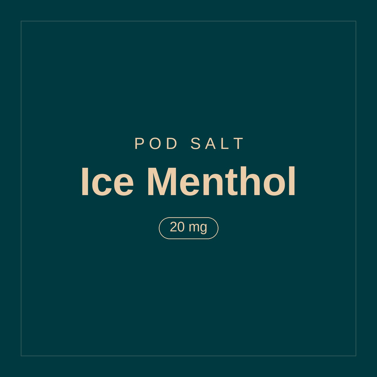 POD SALT · Ice Menthol · 20 mg