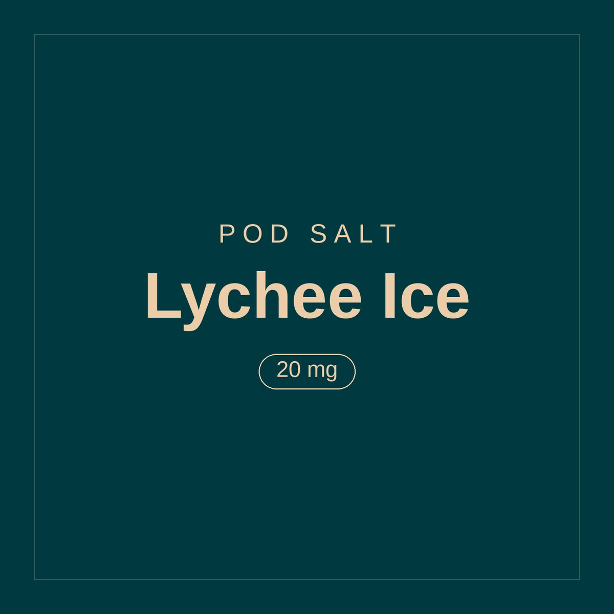 POD SALT · Lychee Ice · 20 mg