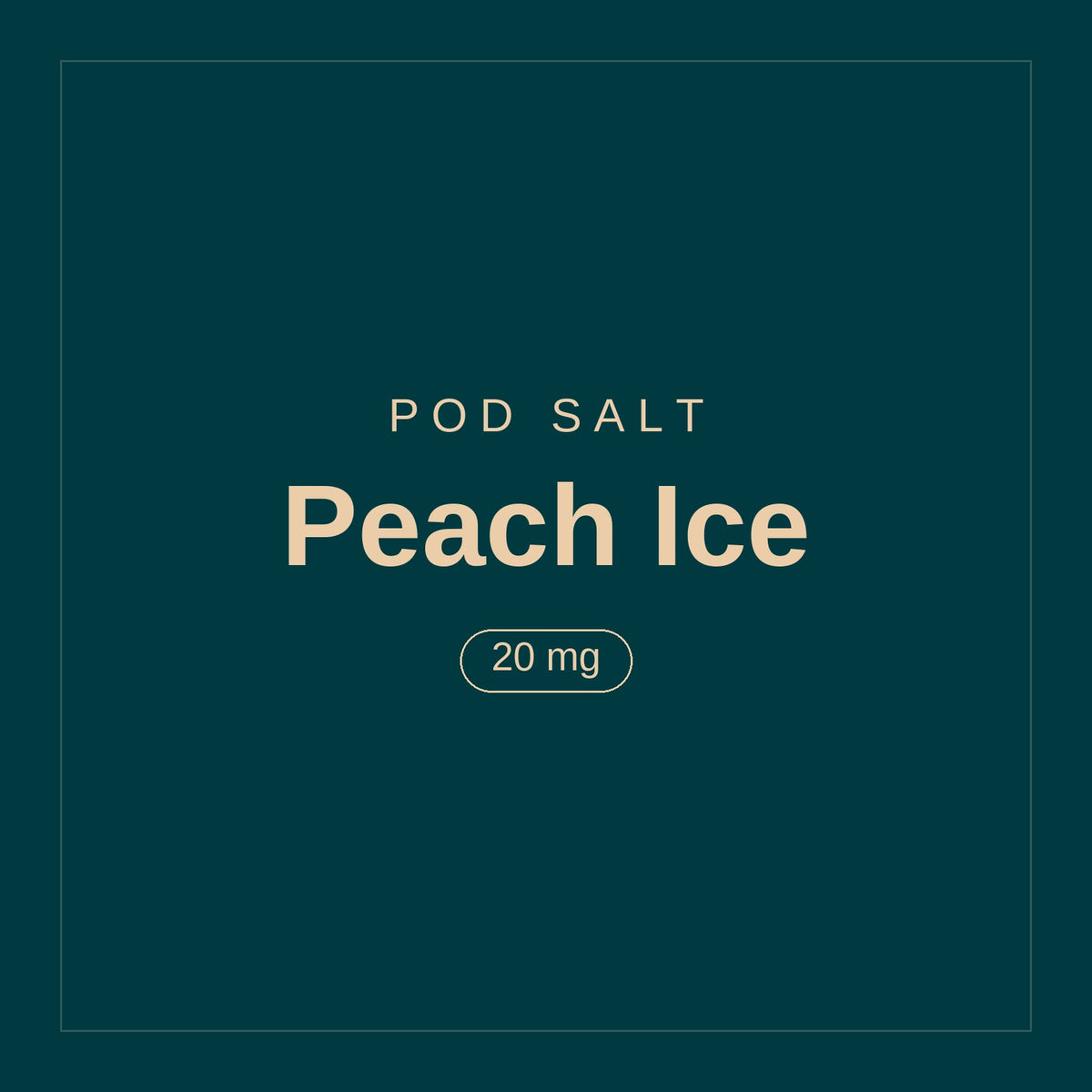 POD SALT · Peach Ice · 20 mg
