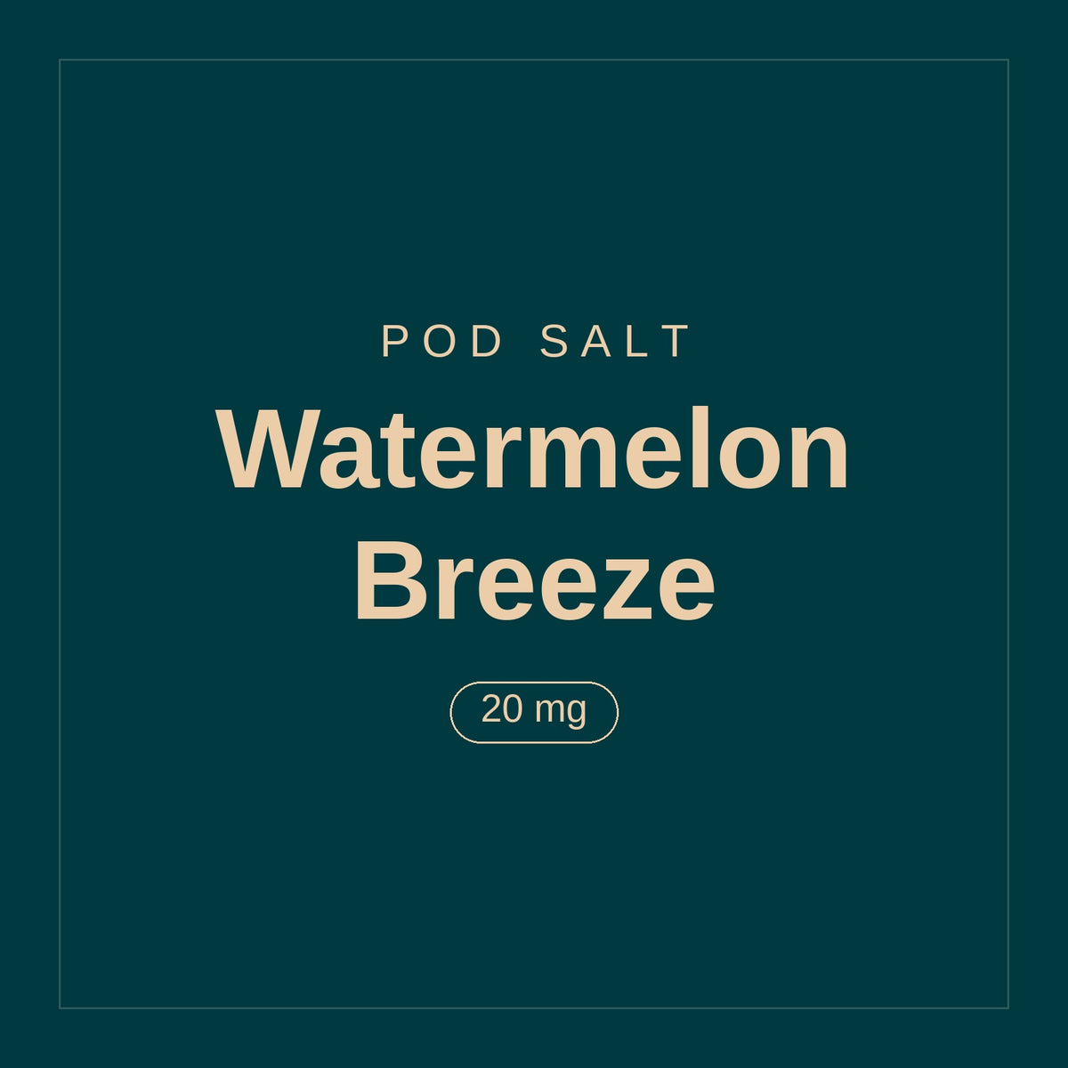 POD SALT · Watermelon Breeze · 20 mg