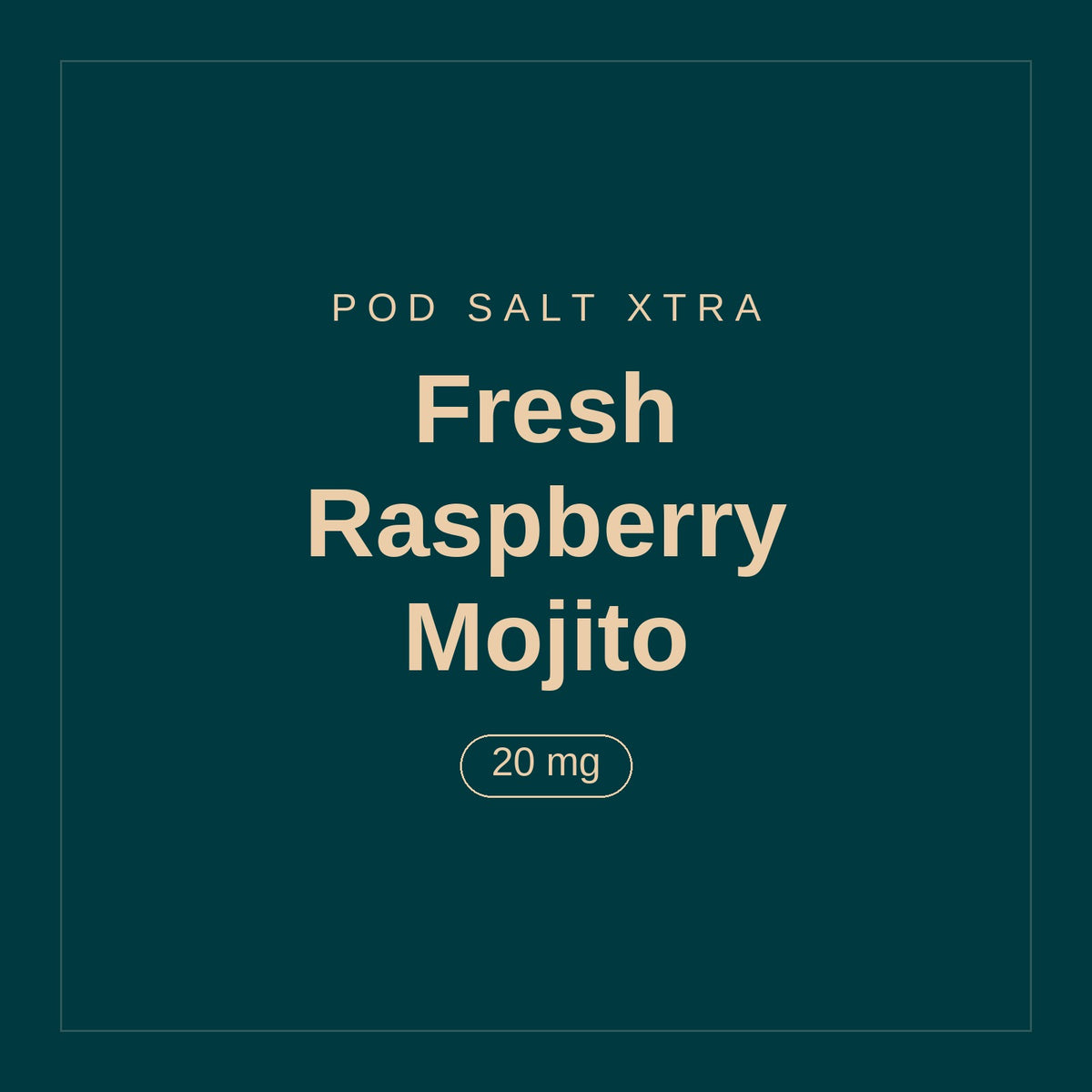 POD SALT Xtra · Fresh Raspberry Mojito · 20 mg