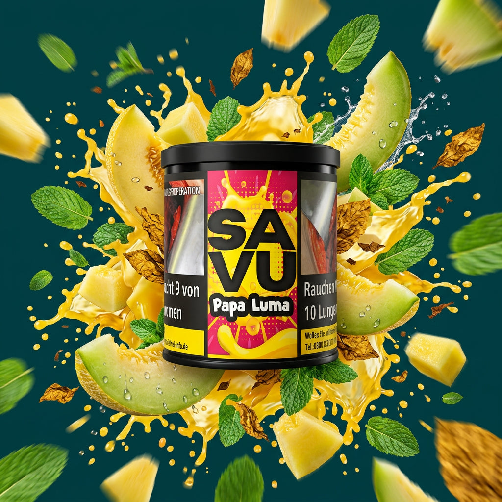 Savu Tabak Papa Luma 200g – Honigmelone