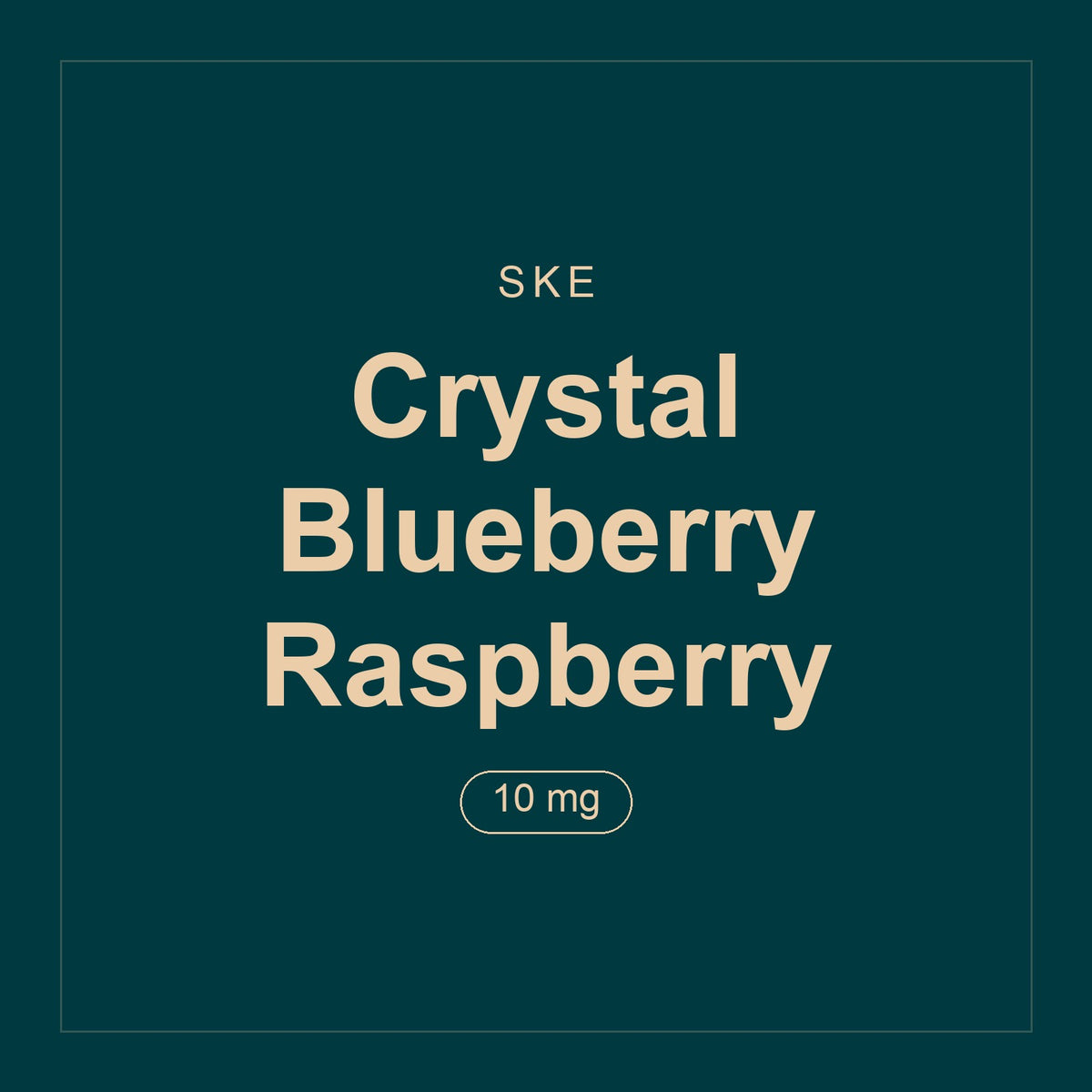 SKE · Crystal Blueberry Raspberry · 10 mg