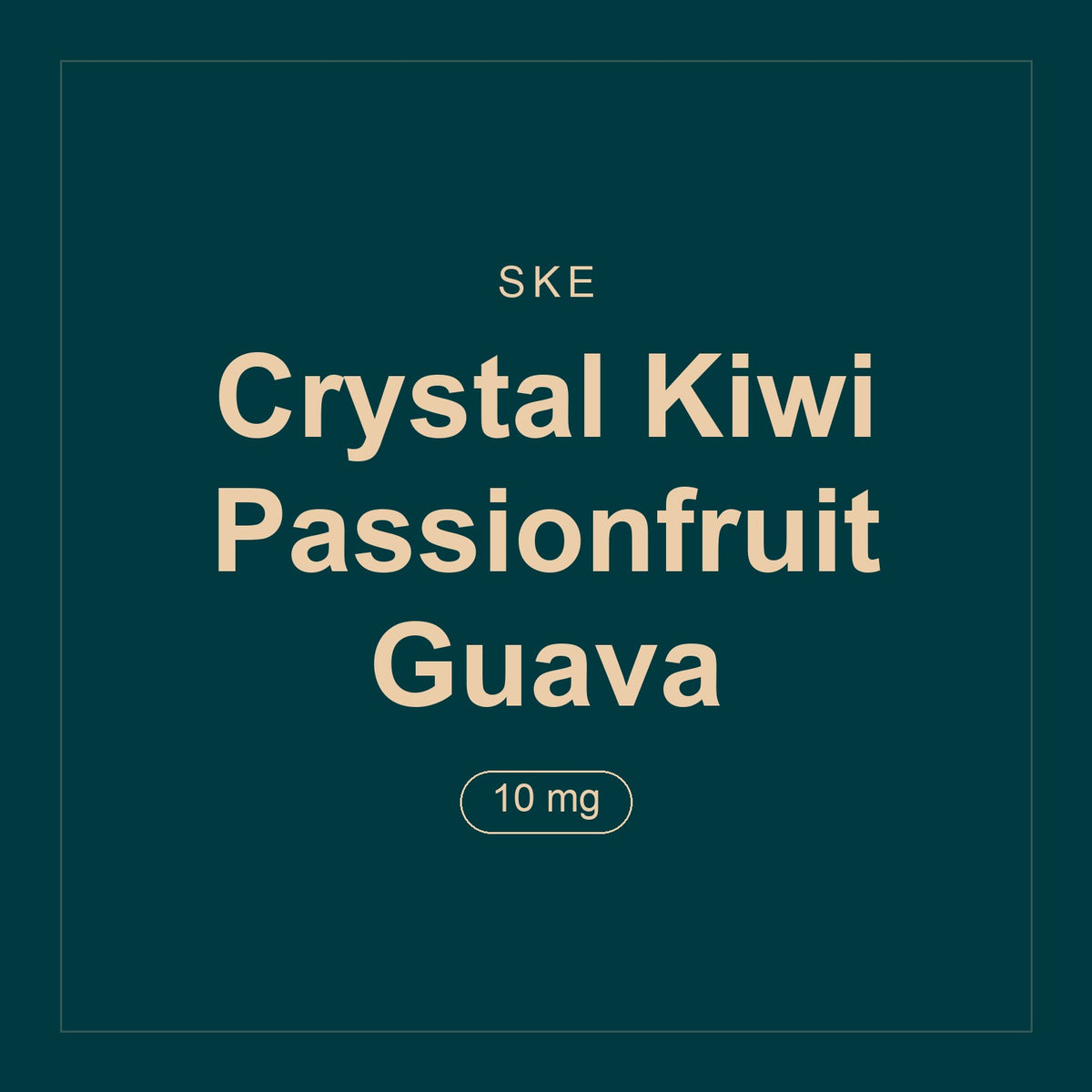 SKE · Crystal Kiwi Passionfruit Guava · 10 mg