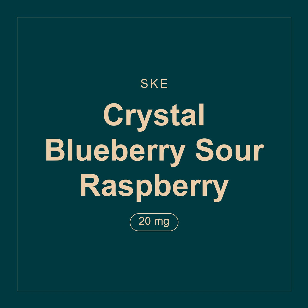 SKE · Crystal Blueberry Sour Raspberry · 20 mg