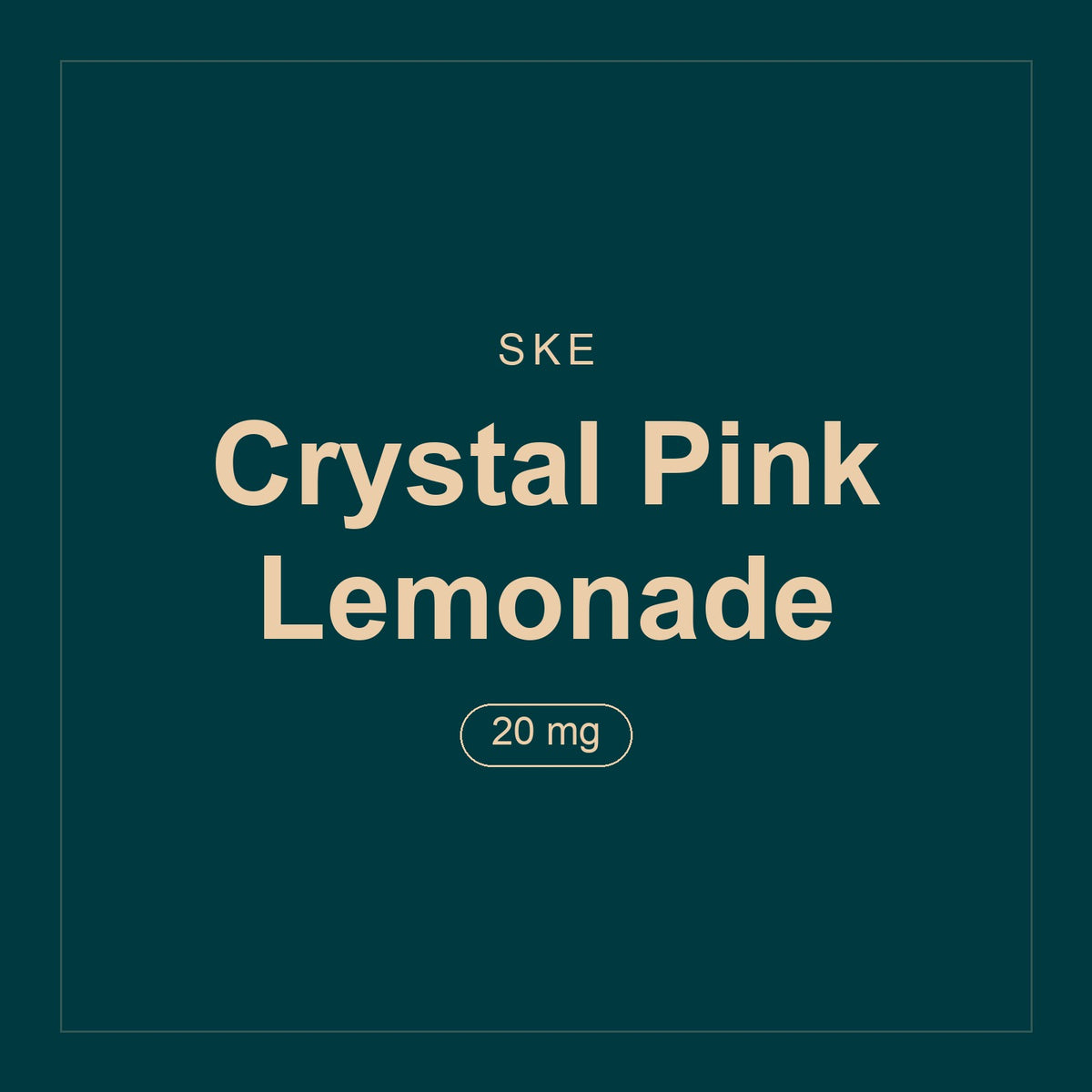 SKE · Crystal Pink Lemonade · 20 mg