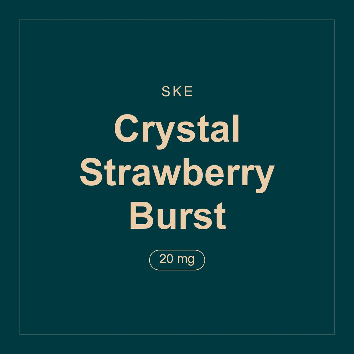 SKE · Crystal Strawberry Burst · 20 mg