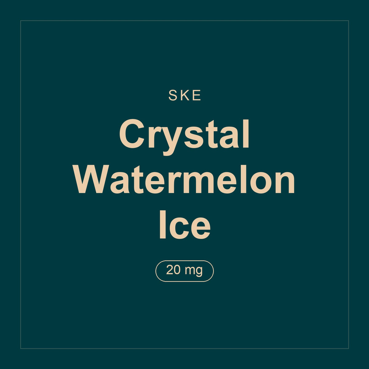 SKE · Crystal Watermelon Ice · 20 mg