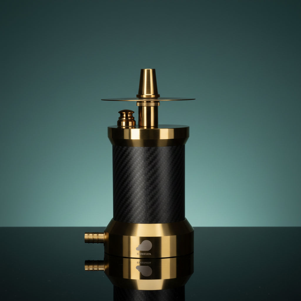 Smokez Sheeshaya Hazard Edelstahl Gold Shisha online kaufen bei Smokez