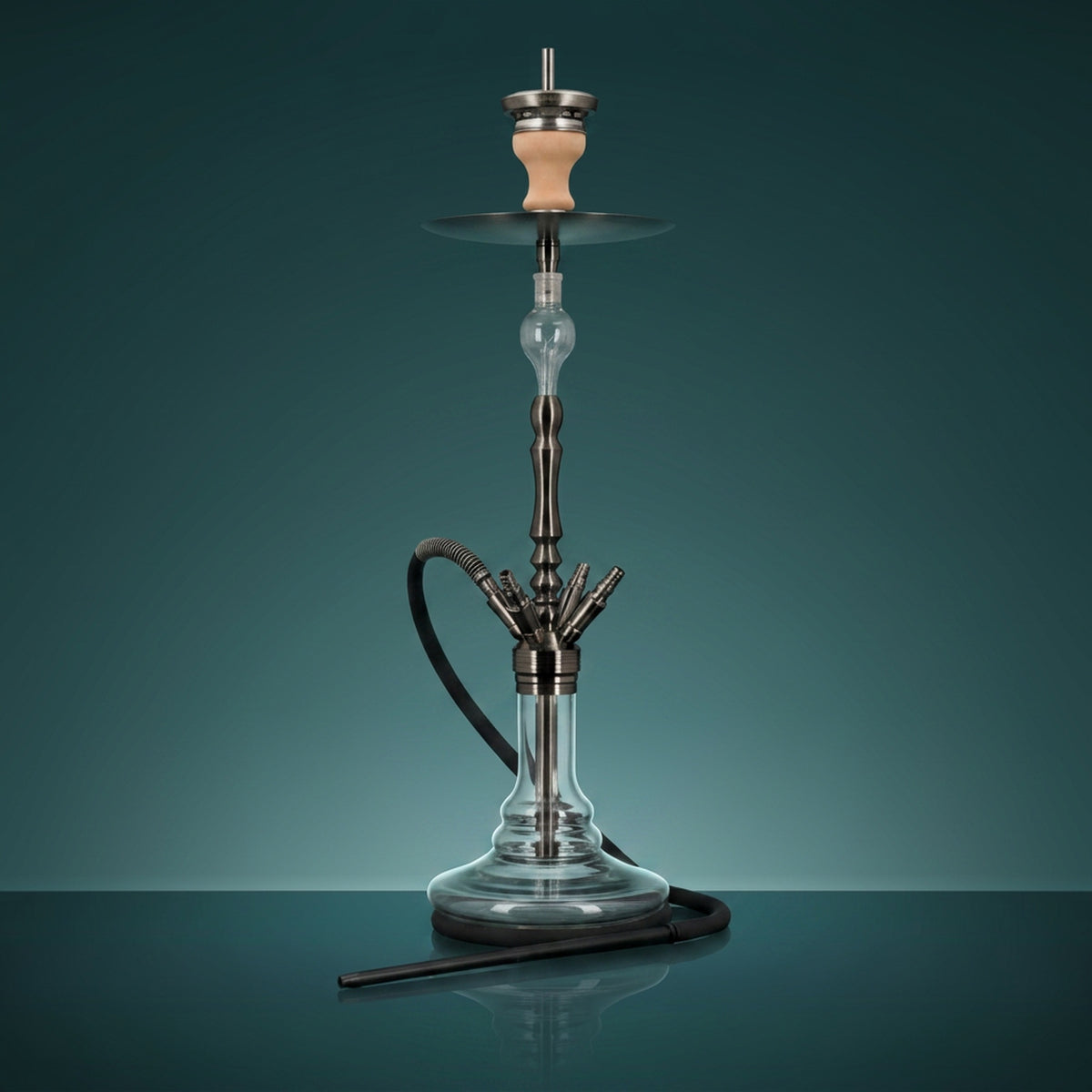 Invi Tesseract Shisha Gunmetal