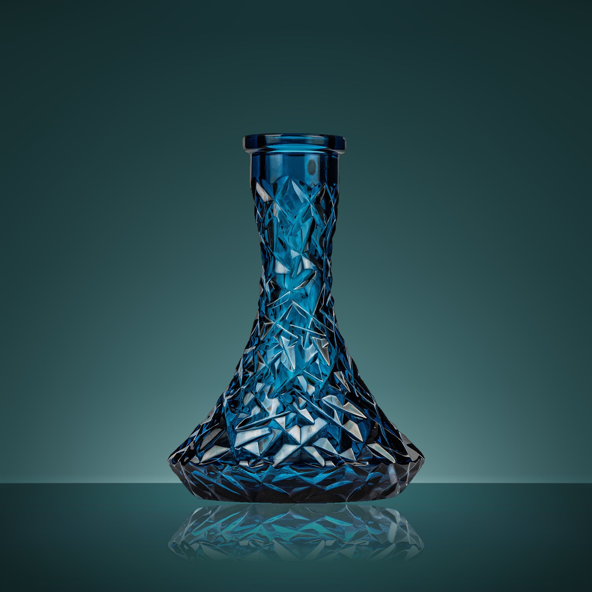 Caesar Crystal Bowl Trunk Rock Blue