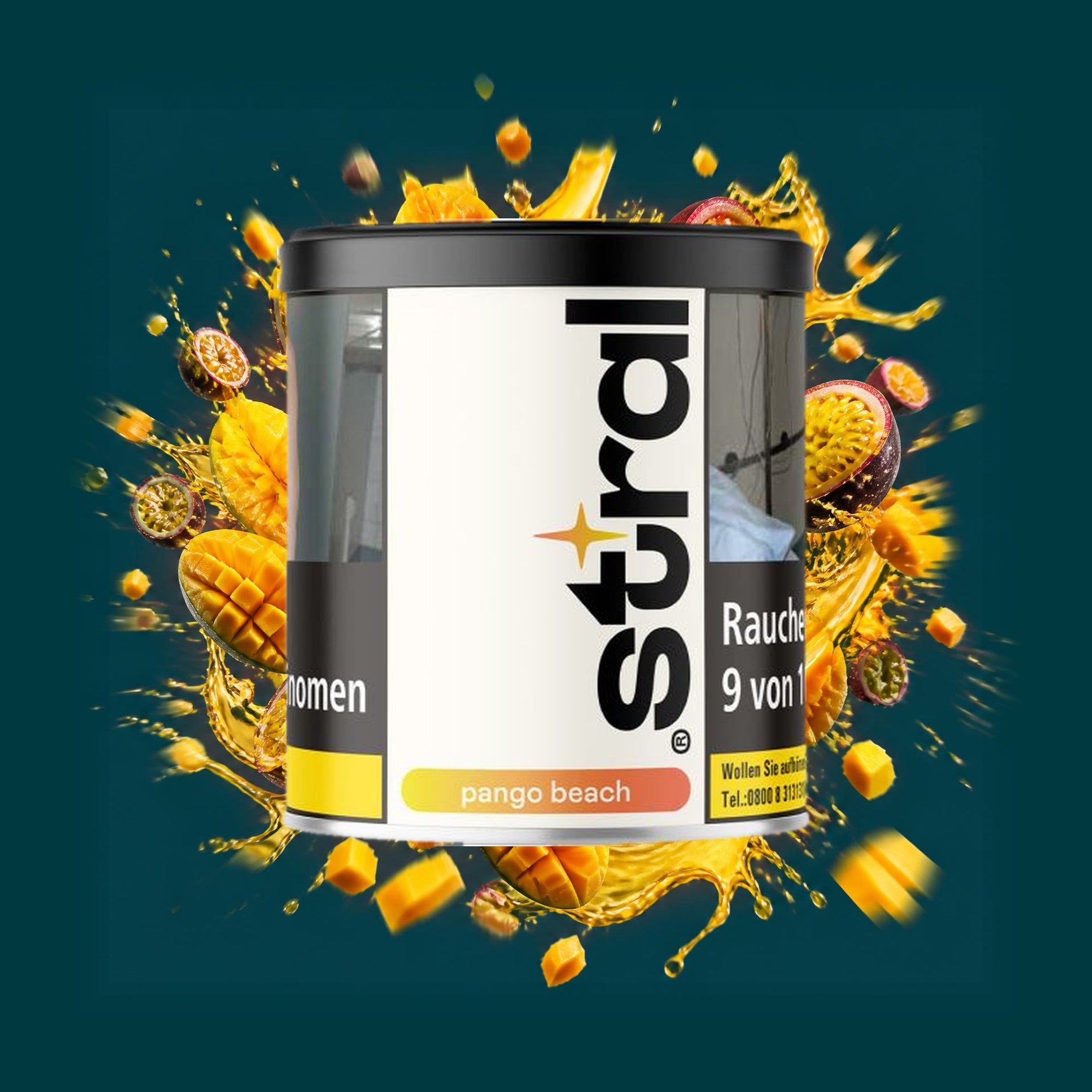 Stral Tabak Pango Beach 200g – Mango, Maracuja