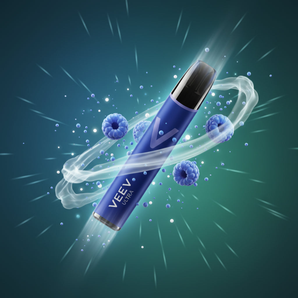 Veev Now Ultra Blue Raspberry Einweg Vape online kaufen bei Smokez