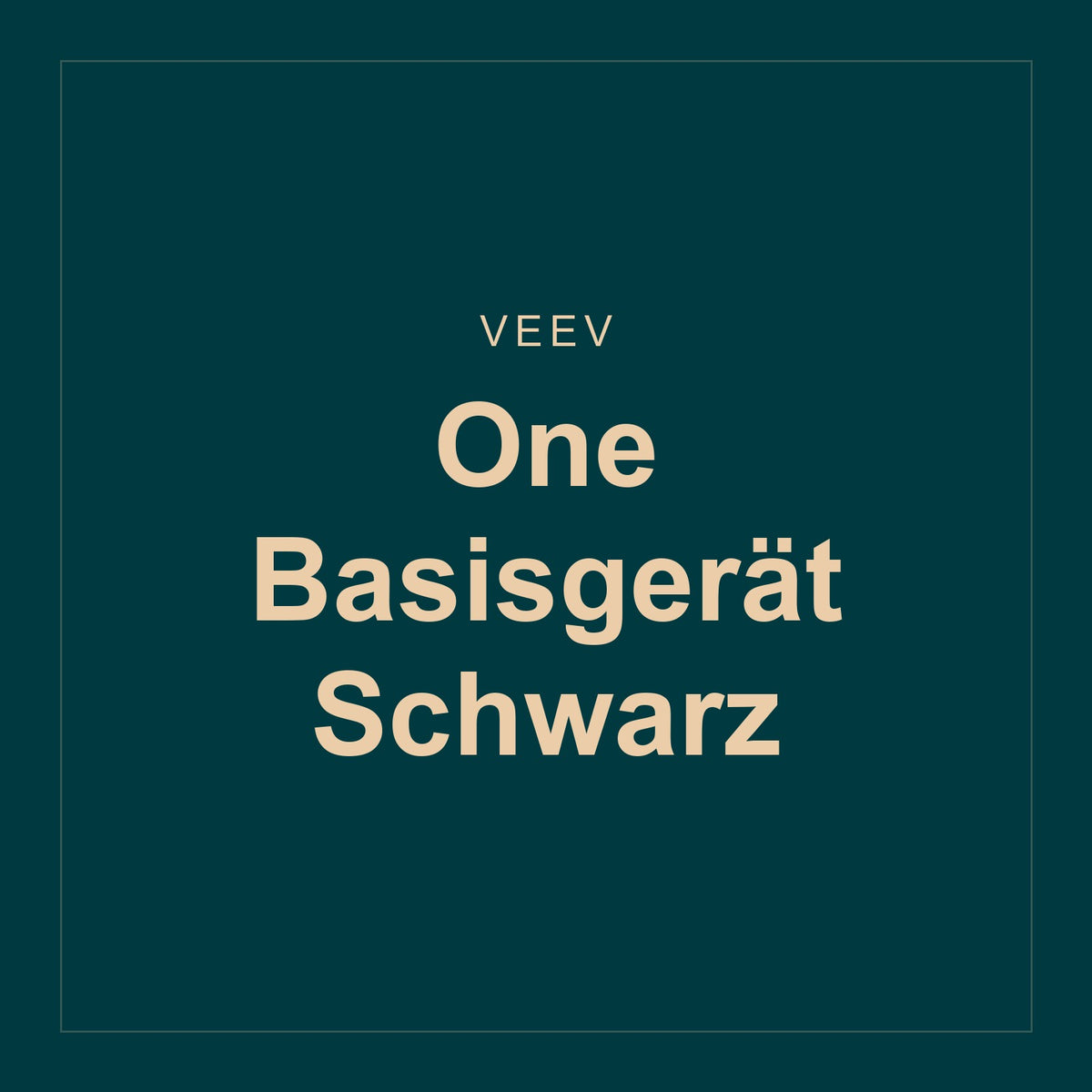 Veev · One Basisgerät Schwarz
