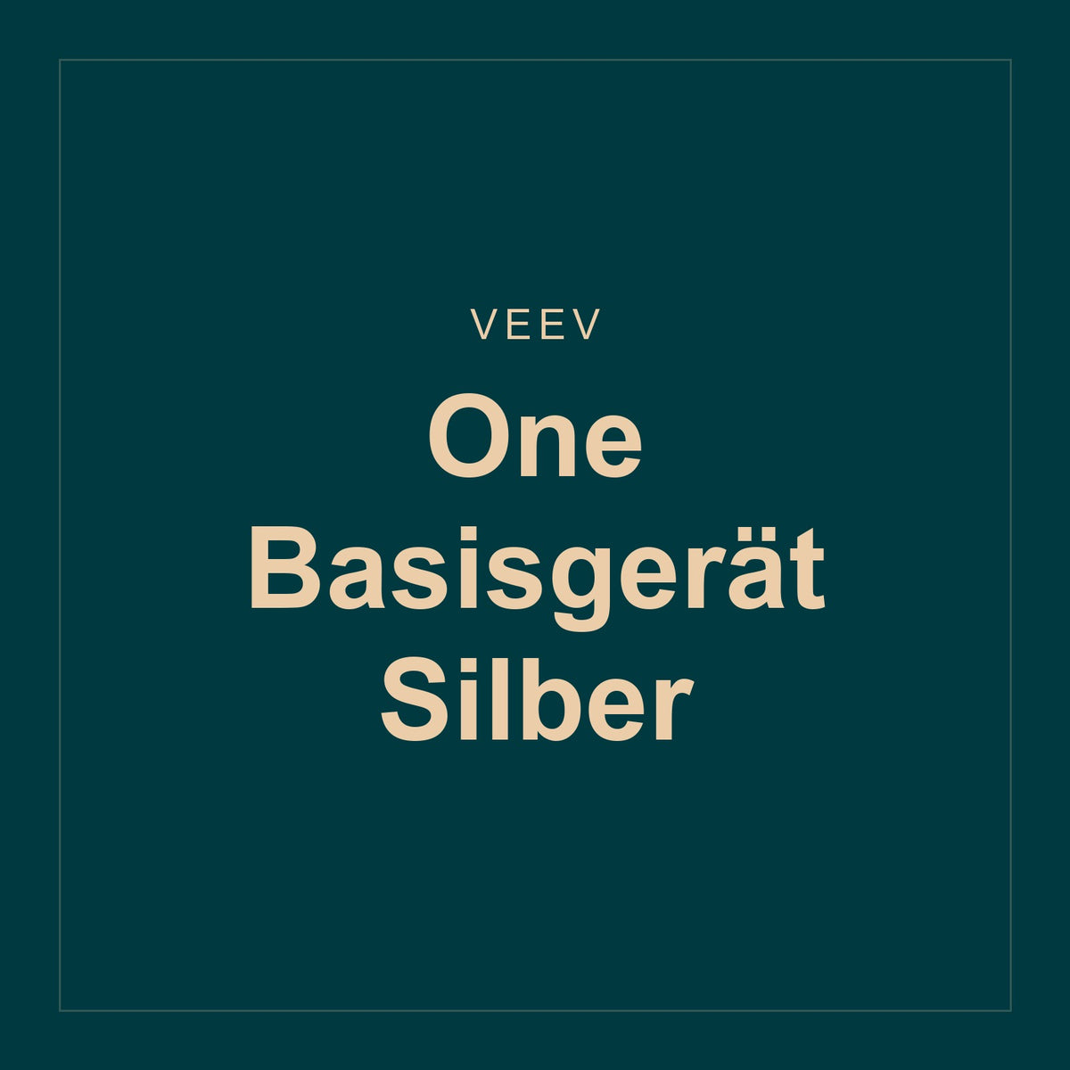 Veev · One Basisgerät Silber