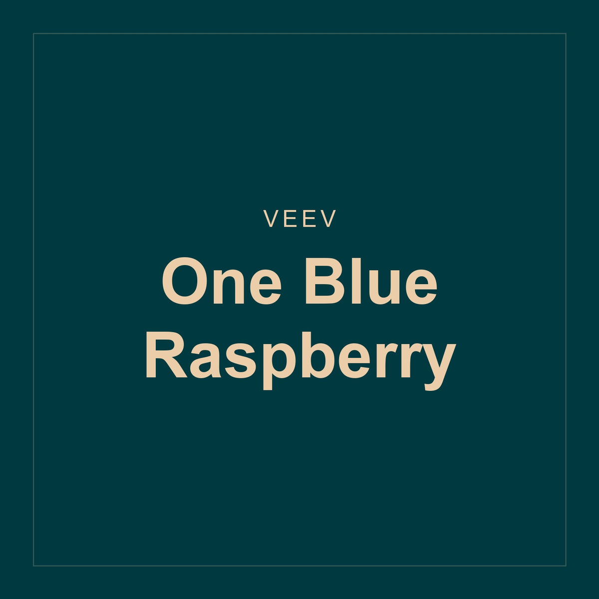 Veev · One Blue Raspberry