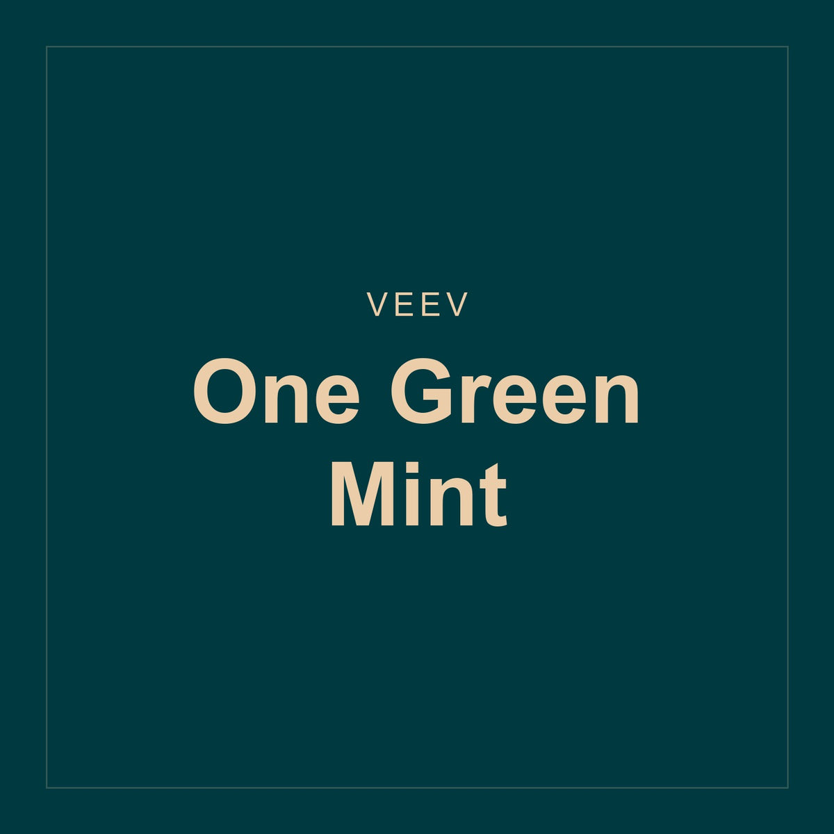 Veev · One Green Mint