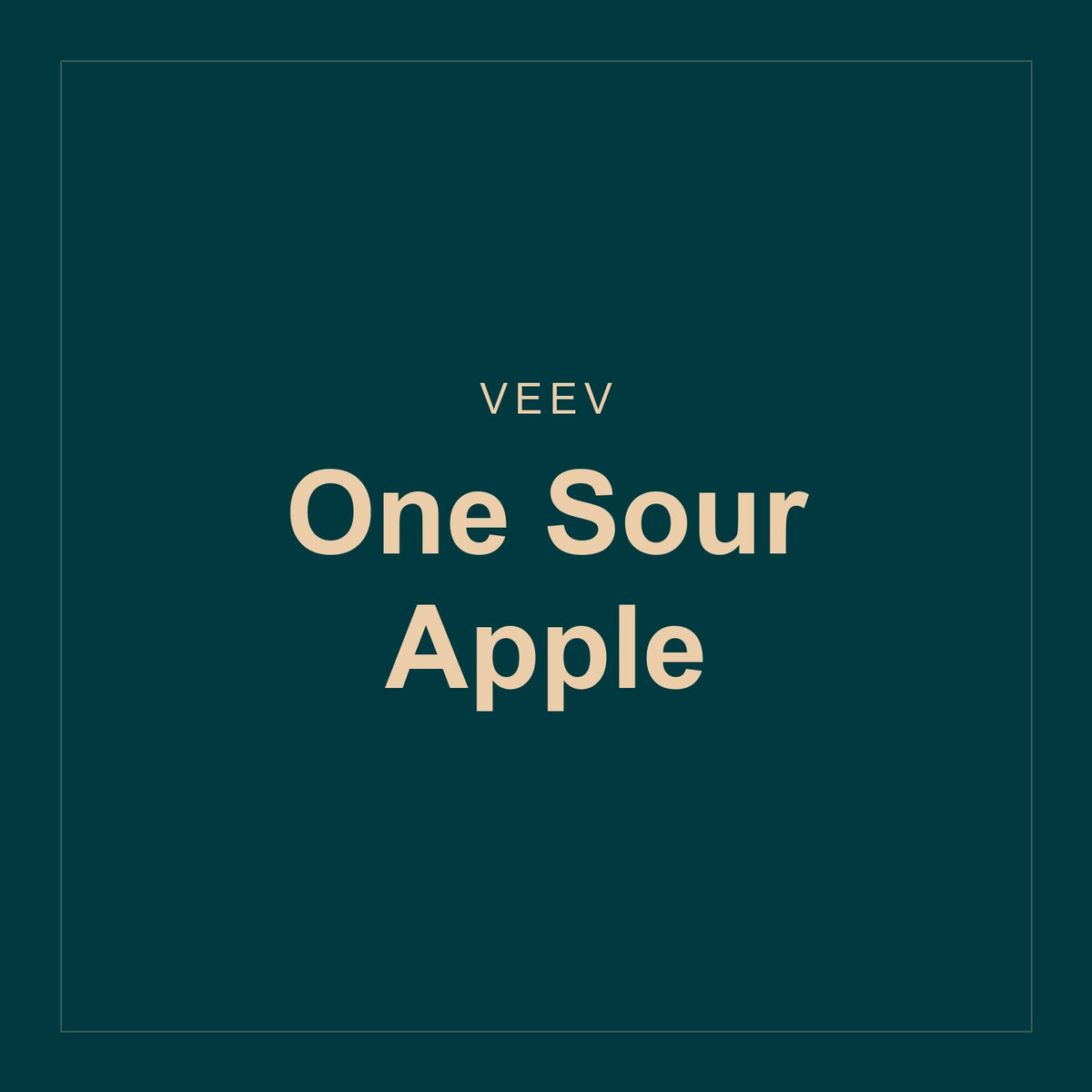 Veev · One Sour Apple