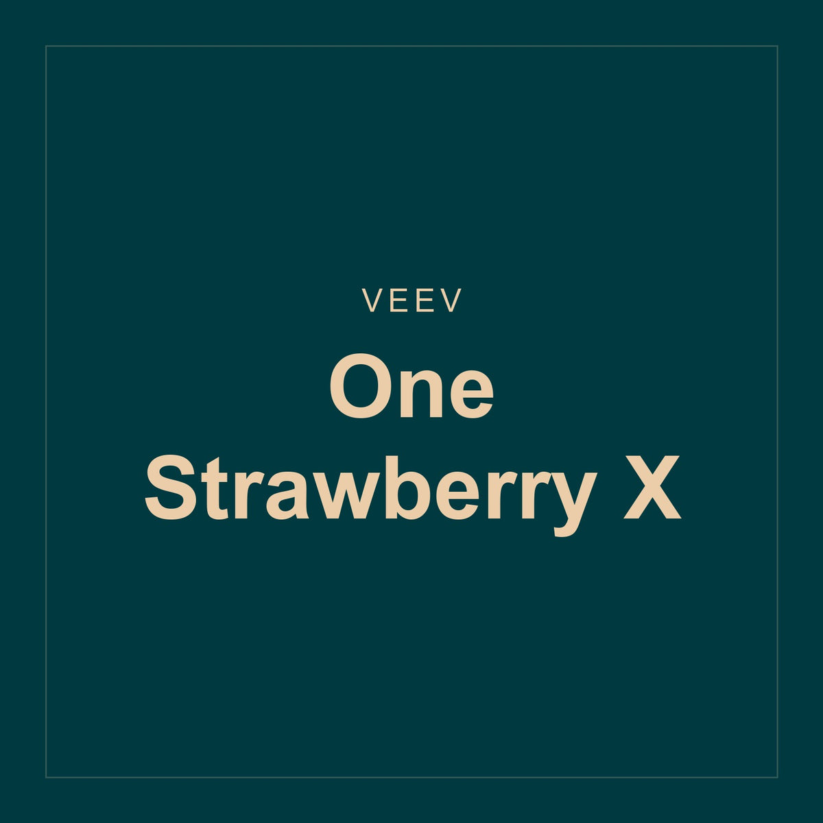Veev · One Strawberry X