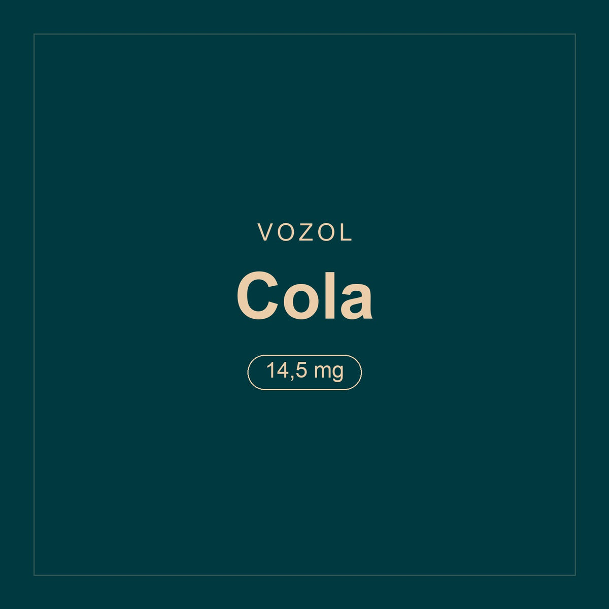 Vozol · Cola · 14,5 mg
