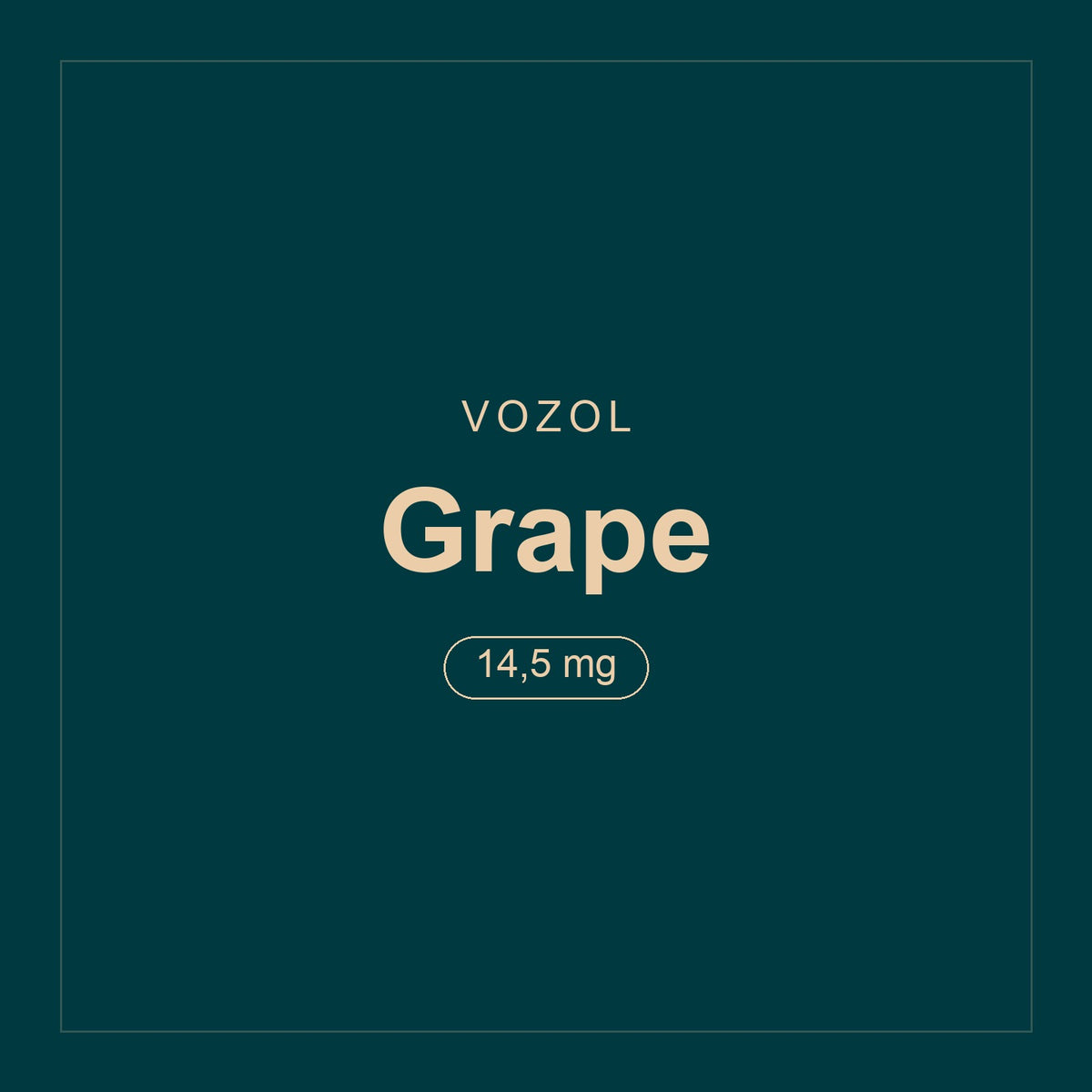 Vozol · Grape · 14,5 mg