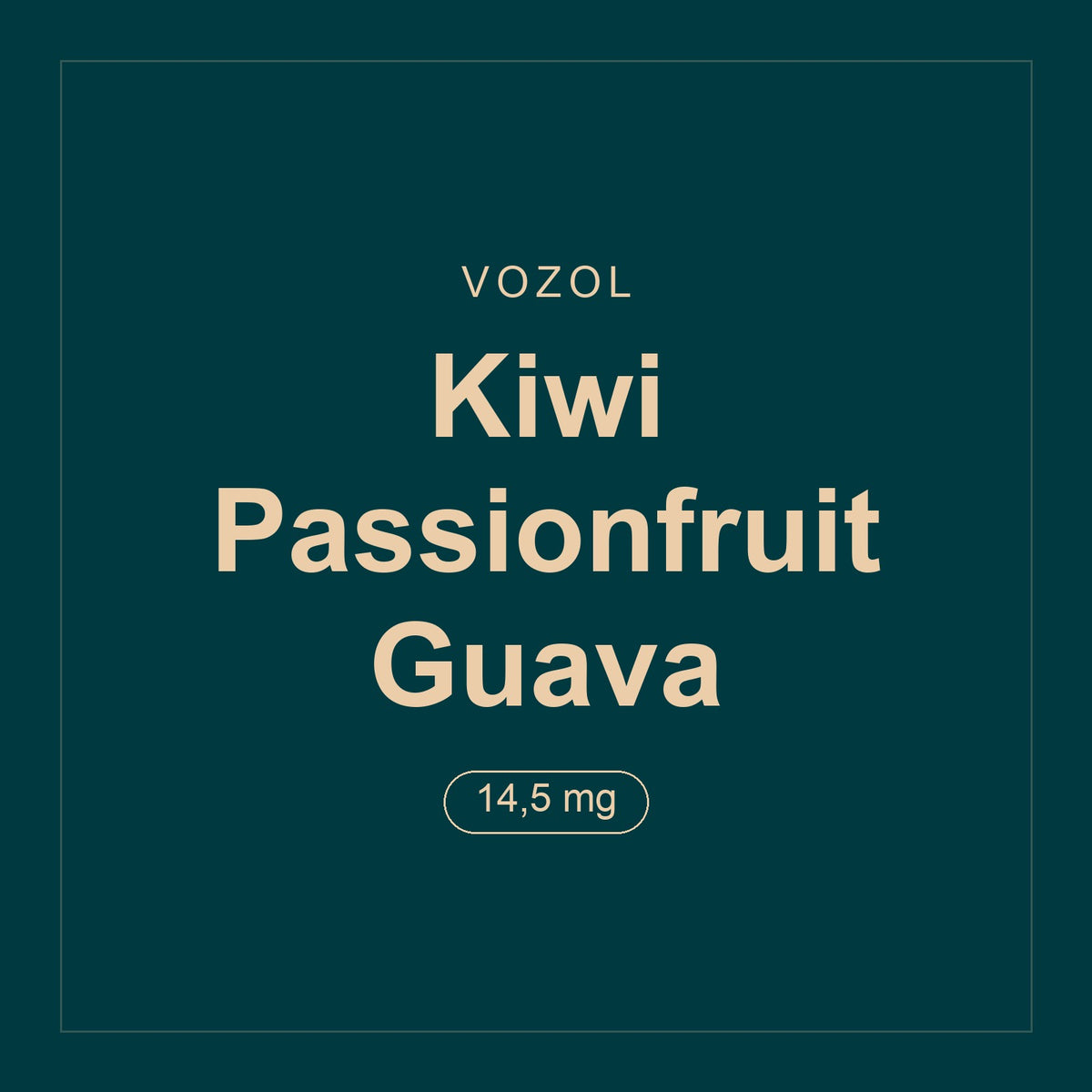 Vozol · Kiwi Passionfruit Guava · 14,5 mg