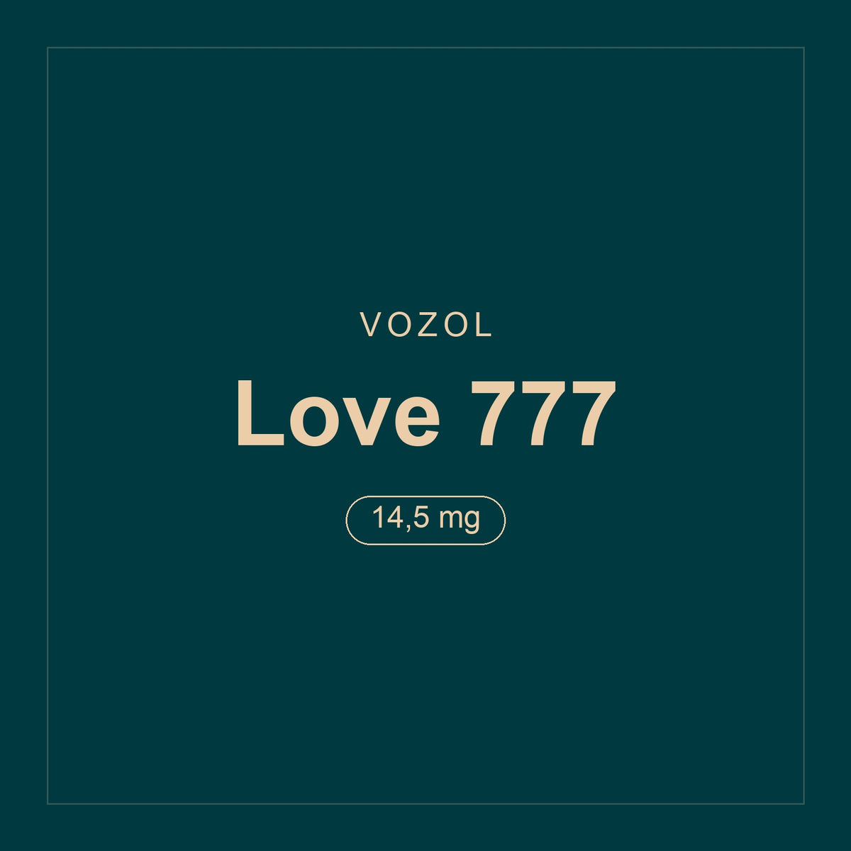 Vozol · Love 777 · 14,5 mg