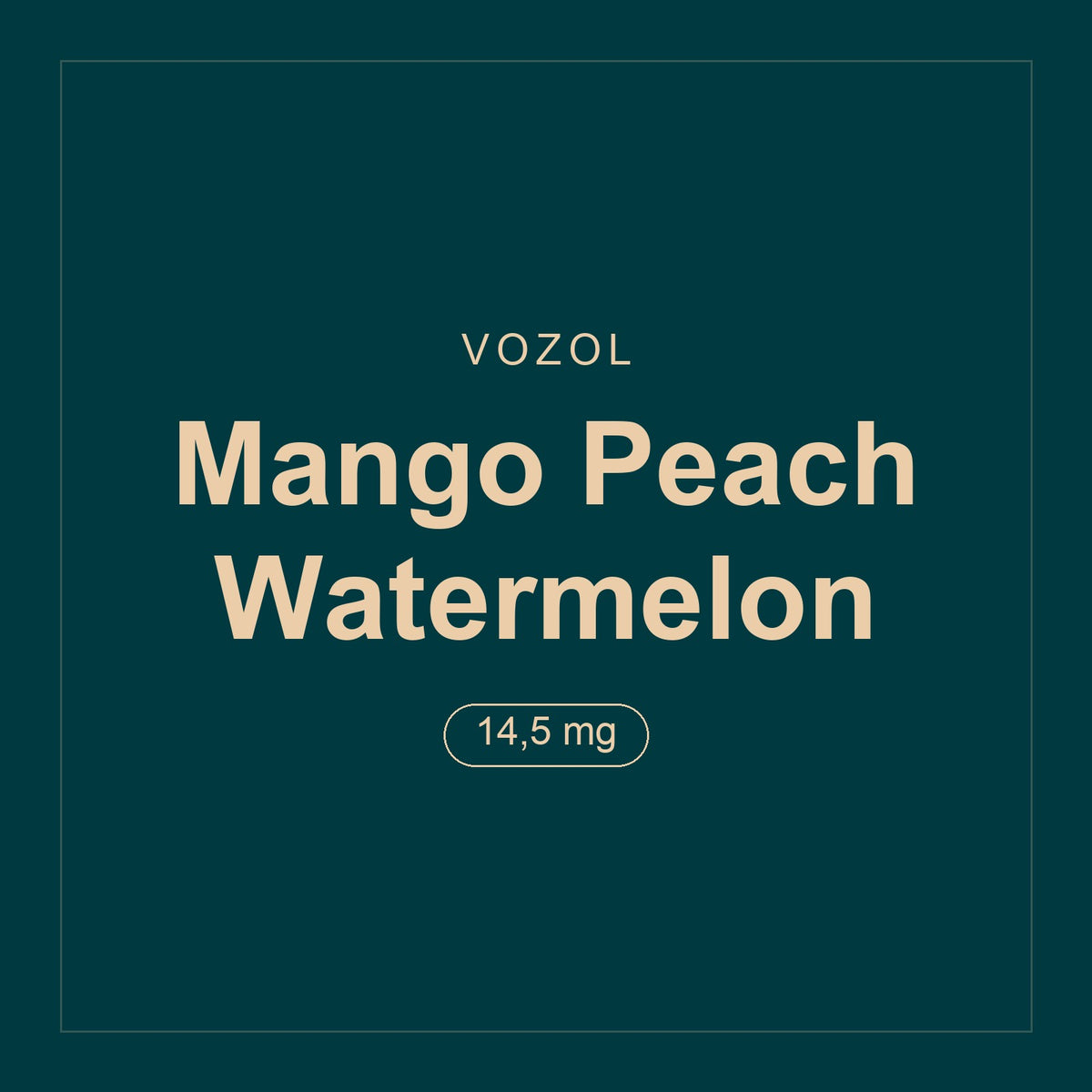 Vozol · Mango Peach Watermelon · 14,5 mg