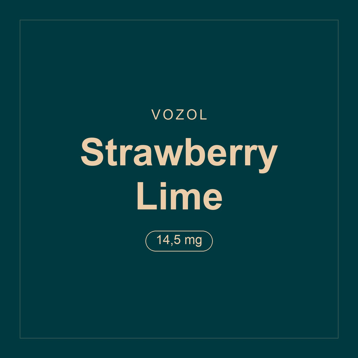 Vozol · Strawberry Lime · 14,5 mg
