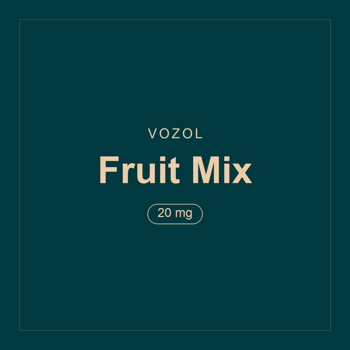 Vozol · Fruit Mix · 20 mg