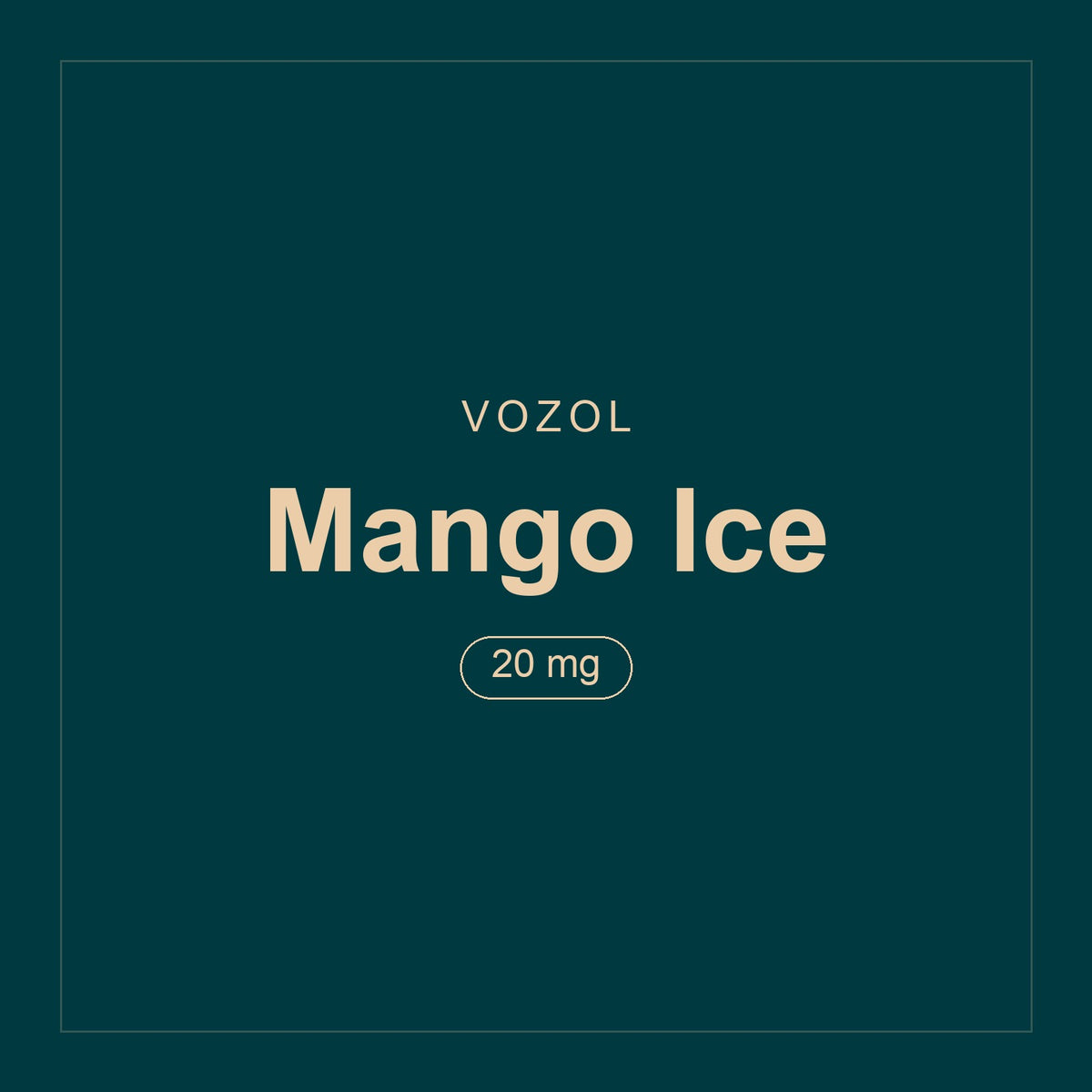 Vozol · Mango Ice · 20 mg